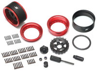 Boom Racing ProBuild™ 1.9" SS5 Adjustable Offset Aluminum Beadlock Wheels (2) Red/Matte Black