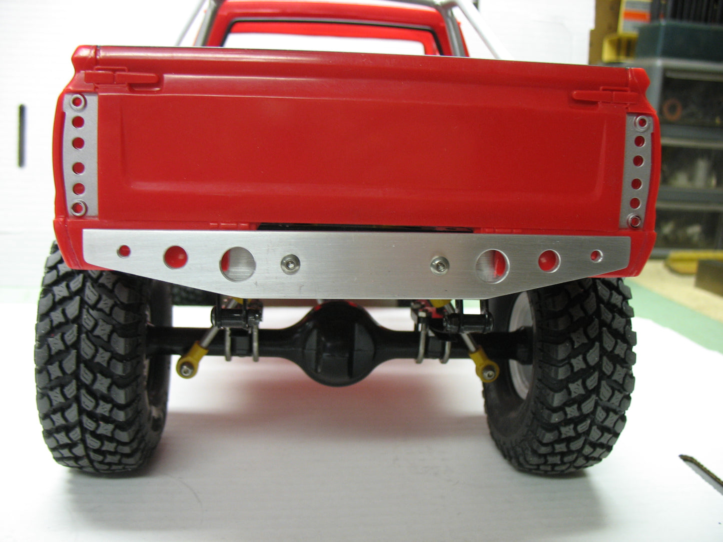 Lightweight Aluminum Comp Bumpers for TF2, Axial, or Vaterra - Rear