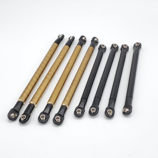 Axial Capra 12.5" Delrin/Chubby Link Combo – Straight RC Link Kit -full view