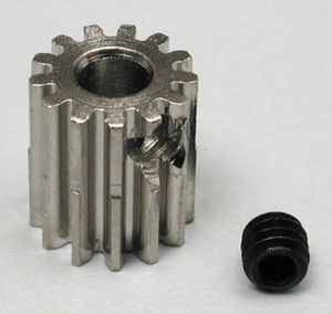 RPP1013 - Nickel Plated Steel Motor Pinion 3mm 1/8" / 48 pitch 13T