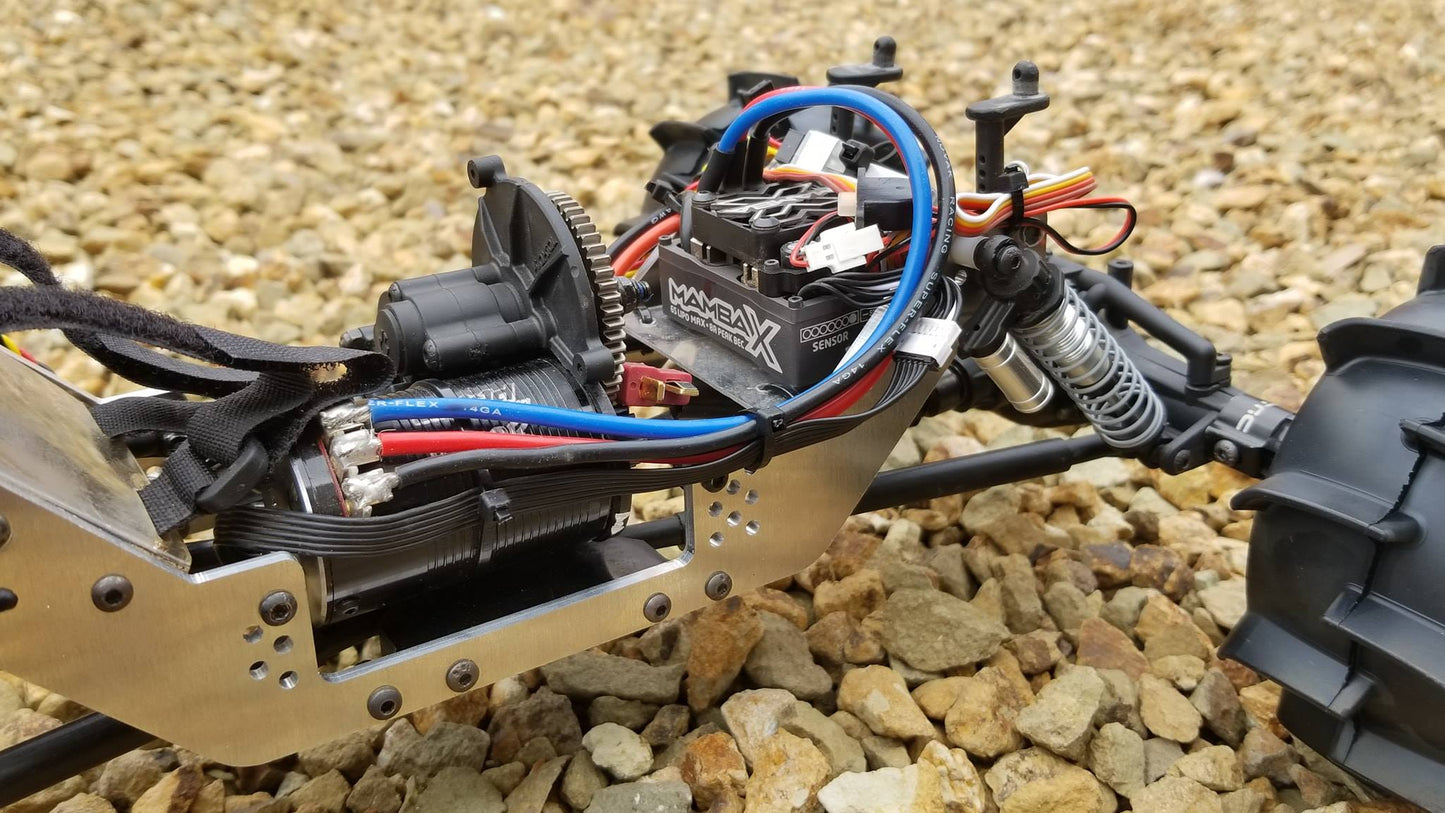 Vader Sidious FOFF Chassis – 1/8" 6061 Aluminum, SCX10 Compatible -in car motor