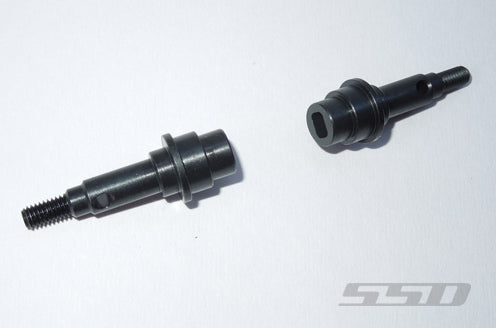 SSD RC TRX-4 Rear Axle Portal Delete Kit (Black)
