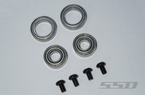 SSD RC TRX-4 Rear Axle Portal Delete Kit (Black)