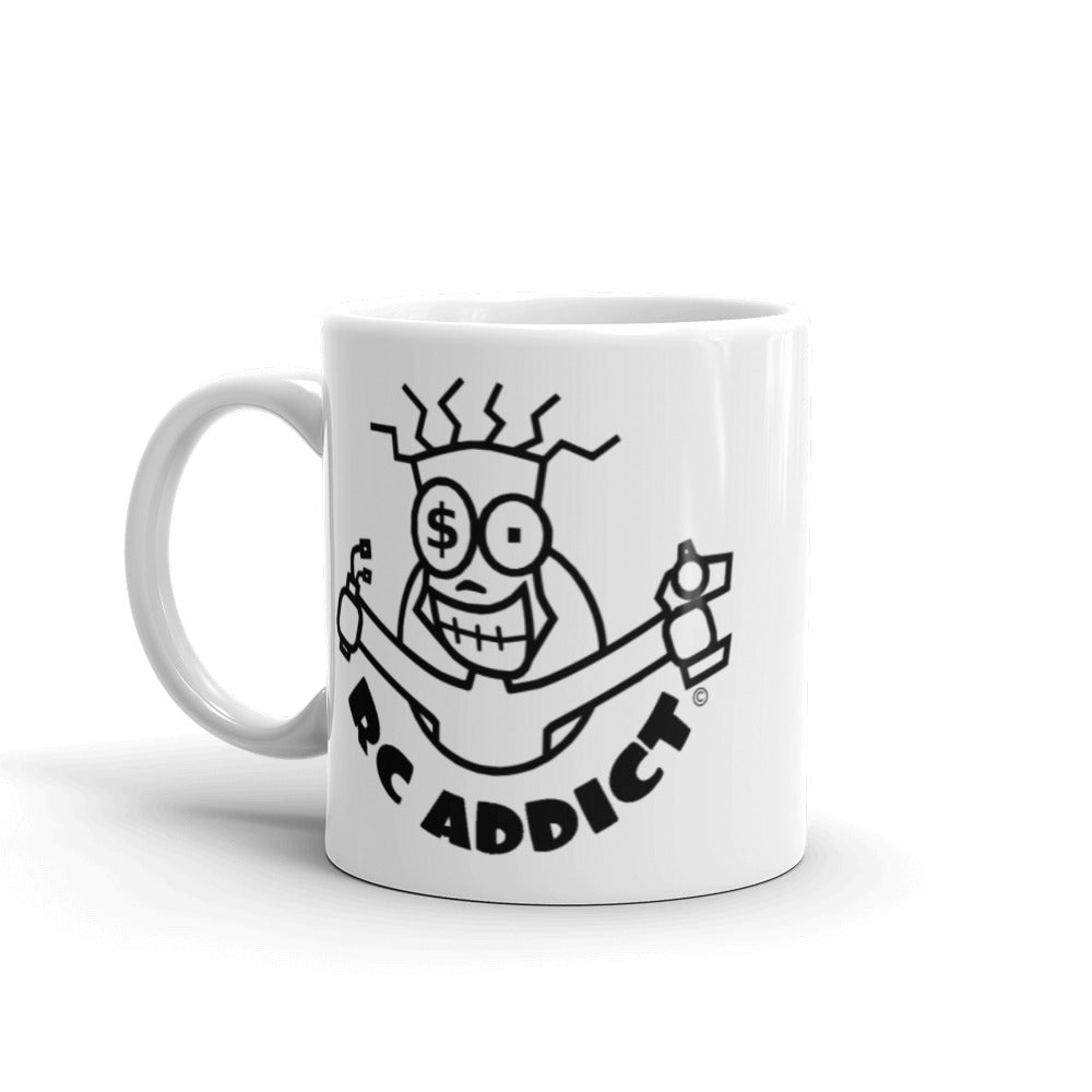 RC Addict White Glossy Mug