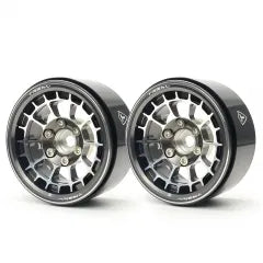 Treal Aluminium 2.2 Beadlock Wheels Rims(2)pcs Fit RC Crawler Mud Truck 2.2 Tires for Ryft Wraith RR10 -Type A