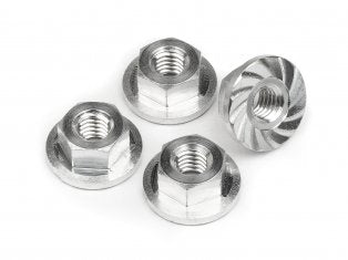 #103908 - SERRATED FLANGE NUT M4x10.8mm (4pcs)