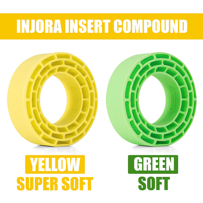 INJORA 4pcs Silicone Rubber Inserts for 1.3" Tires (68-72mm)