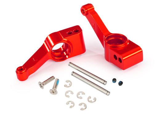 Red Aluminum Axle Carriers (L&R)-Part Number: 1952A