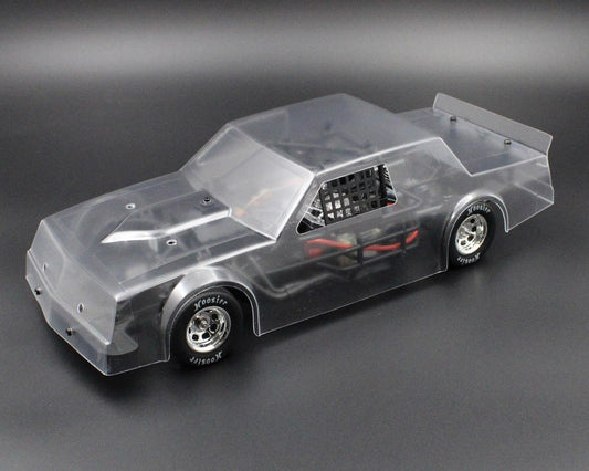 1RC Racing Dirt Street Stock 1/18 Brushless RTR 2WD Oval Racer (Clear) w/2.4GHz Radio, Battery & Wall Charger