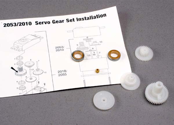 Gear Set for 2018 Servos-Part Number: 2010