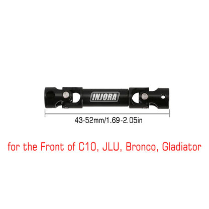 INJORA 1PCS Hardened Steel Center Drive Shaft for SCX24 Mods