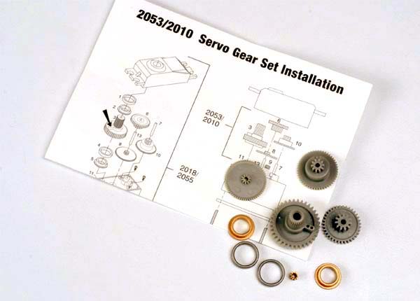 Gear Set for 2055, 2056 Servos-Part Number: 2053