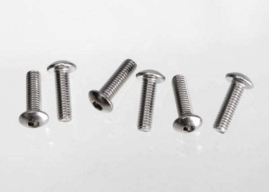 Stainless Button-Head Screws 3x10 mm (6)-Part Number: 2577X