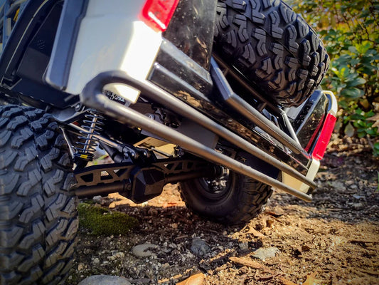 Retro Series Axial SCX10 III Bronco Rear Bumper (RAW)