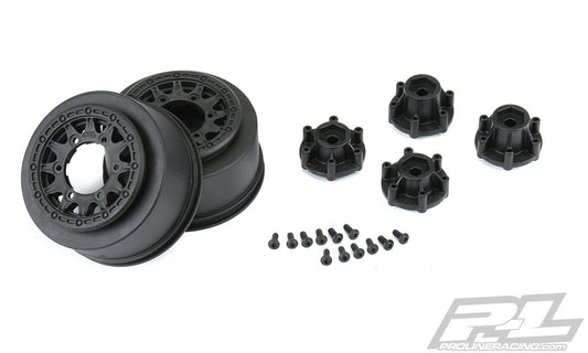 Raid 2.2"/3.0" Black 6x30 Removable 12mm Hex SC Wheels
