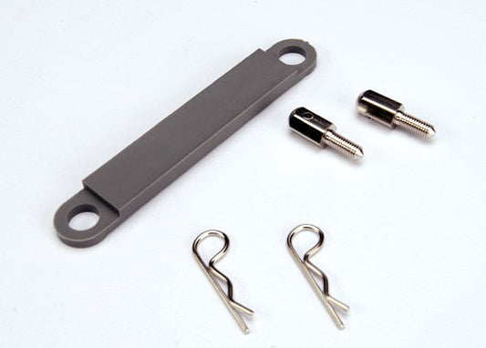 Gray Battery Hold-Down Plate with Hardware-Part Number: 3727A