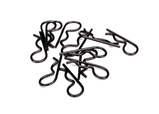 Black Heavy-Duty Body Clips (12)-Part Number: 3934A