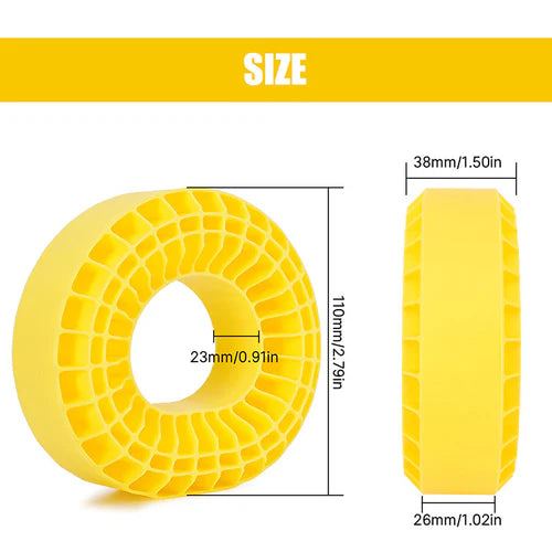INJORA Silicone Rubber Inserts (4) for 1.9" 118-122mm(4.75" OD) Tires (1906) INJORA