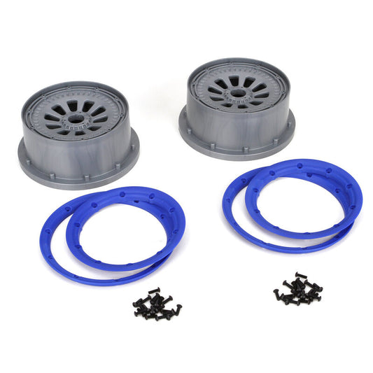 1/5 Wheel and Beadlock Set 4.75, 24mm Hex, Blue (2): 5IVE-T Item No. LOSB7027