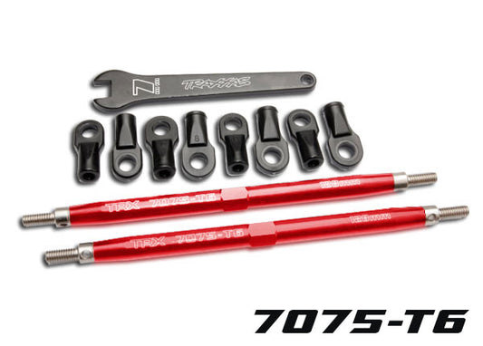 TUBES 128 mm Red Aluminum Toe Links (2) Part Number: 5338R