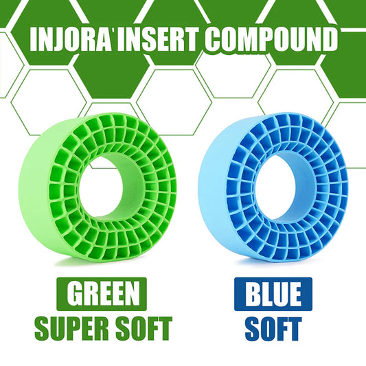 INJORA 4pcs Silicone Rubber Inserts for 132-134mm(5.25" OD) 2.2" Tires (2202)