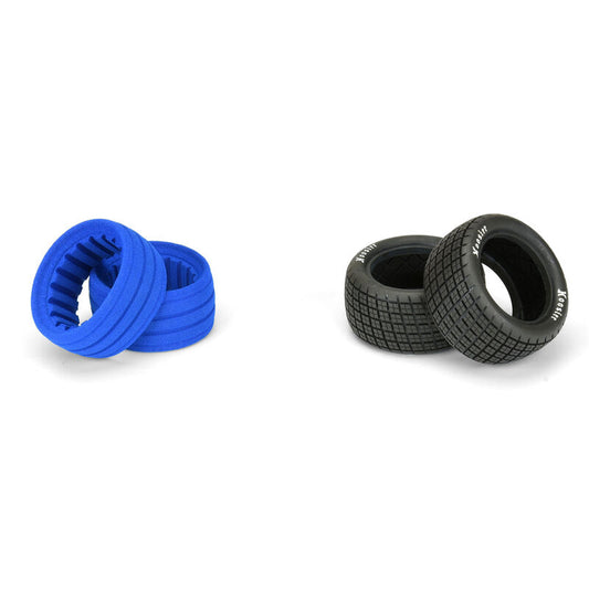 1/10 Hoosier Angle Block M4 Rear 2.2" Dirt Oval Tires (2) Item No.PRO827403