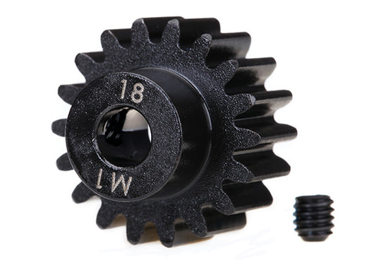 18-Tooth Machined Pinion Gear (1.0 Mod) 5 mm Bore+B2288 Part Number:  6491R