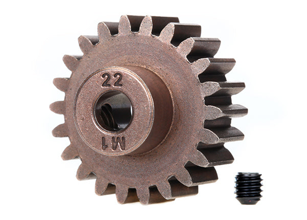 22-Tooth Pinion Gear (1.0 Mod) 5 mm Bore Part Number:  6495X
