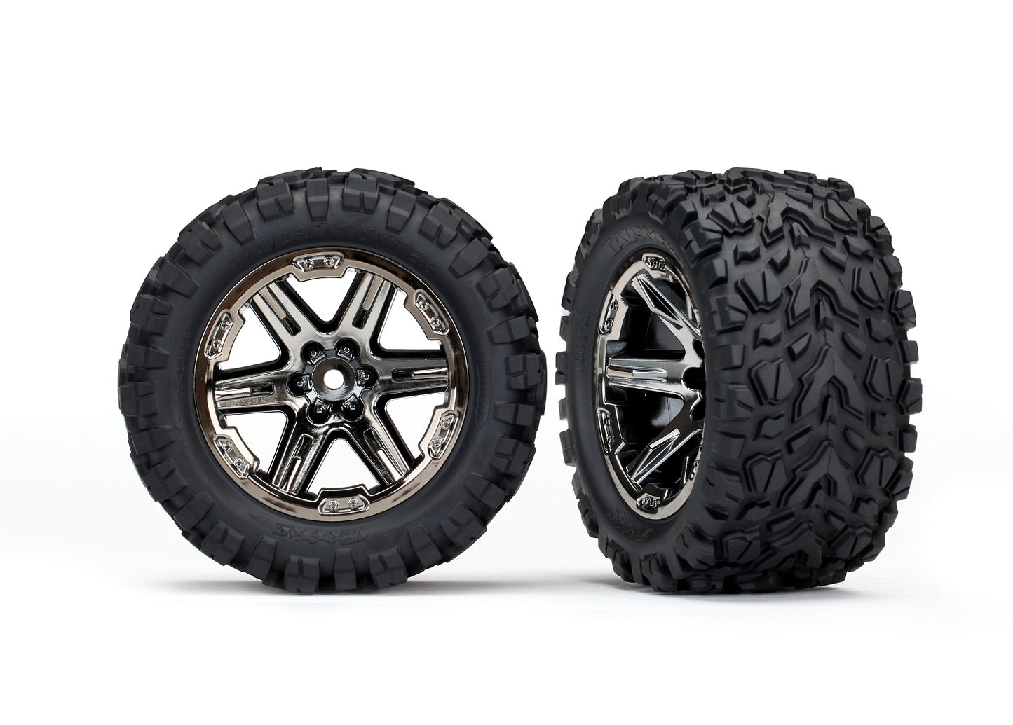 RXT 2.8" Black Chrome Wheels & Talon EXT Tires (2) Part Number:  6773X