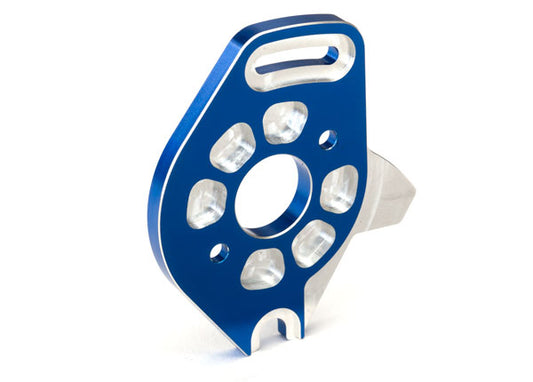 Blue Aluminum Machined Motor Plate Part Number:  6890X