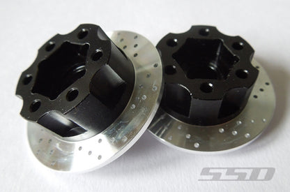 SSD RC 6mm Offset Wheel Hub with Brake Rotor (2)