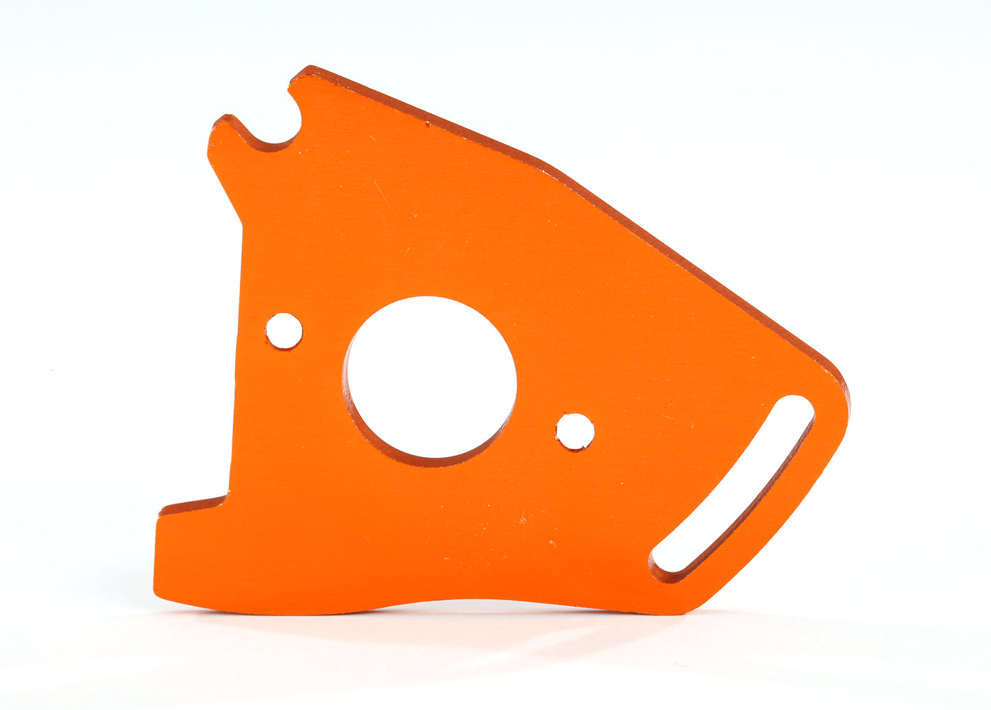Orange Aluminum Motor Plate Part Number:  7490A