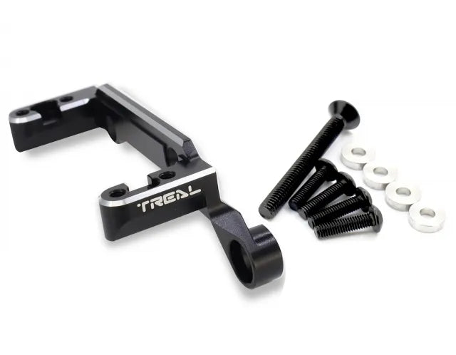 TREAL Aluminum 7075 SCX6 2-Speed Trans Case BRAC S, CNC Machined Transmission Case Brace for Axial SCX6 Upgrades 1/6 Rock Crawler