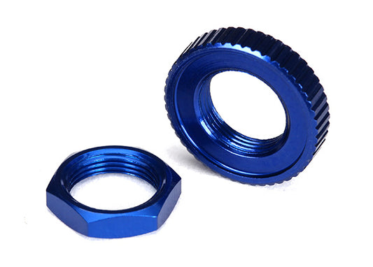 Blue Aluminum Servo Saver Collar and Nut Part Number:  8345