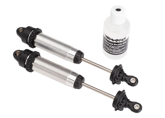 134 mm Silver Aluminum GTR Shocks (2) Part Number:  8450