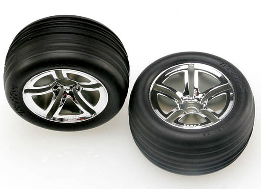 Twin-Spoke 2.8" Chrome Wheels & Alias Tires (2) Part Number:  5574R