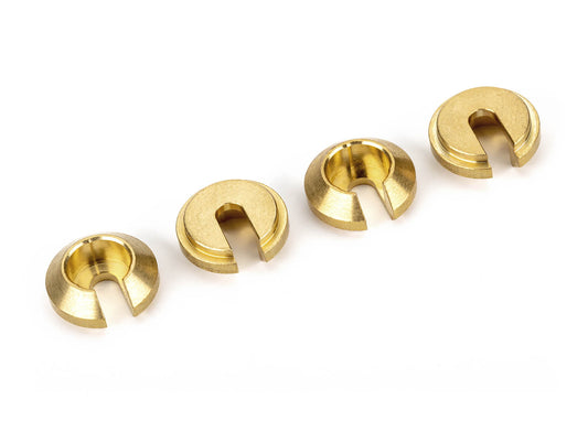 Brass Lower Spring Retainers (4) Part Number:  9761A