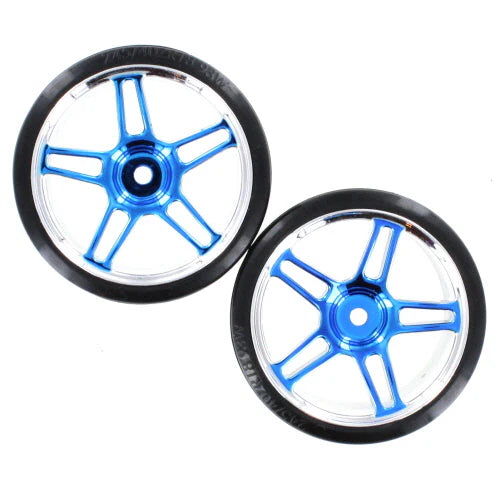 Redcat Racing 07003b Anodized Blue Drift Wheels and Tires 07003B Redcat