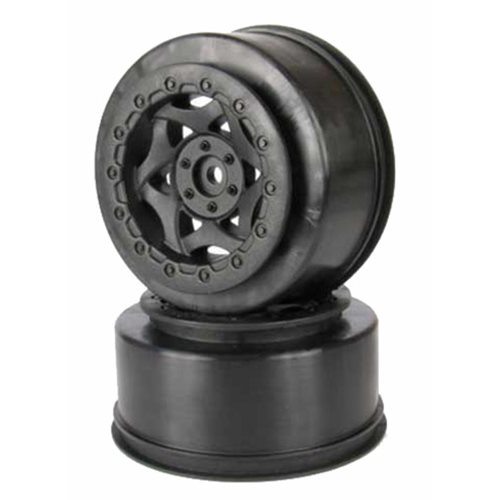 AKA Cyclone Short Course Wheels (SC-10 Front) (Black) (2)