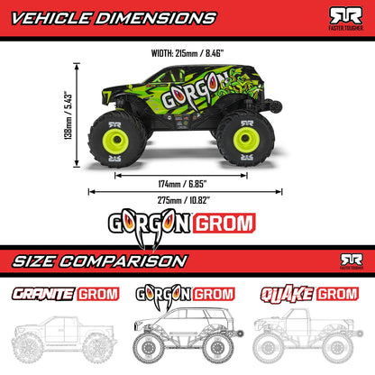 1/16 ARRMA GORGON GROM (Battery & Charger Included) Arrma