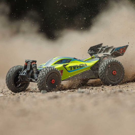 1/8 TYPHON 223S BLX Brushless 4X4 Buggy RTR with DSC, Yellow