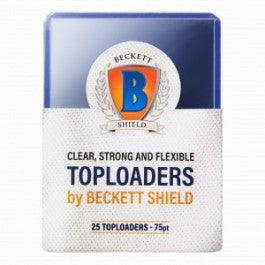 Beckett Shield Supplies - Toploader 75 pt Ultra Pro