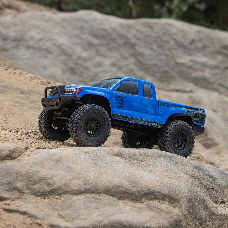 1/24 SCX24 Base Camp 4WD Rock Crawler Brushed RTR with Battery & Charger