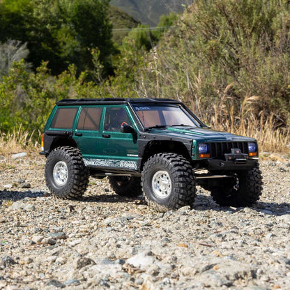 1/10 SCX10 III Jeep Cherokee XJ 4X4 RTR Brushed Rock Crawler, Green Axial Racing
