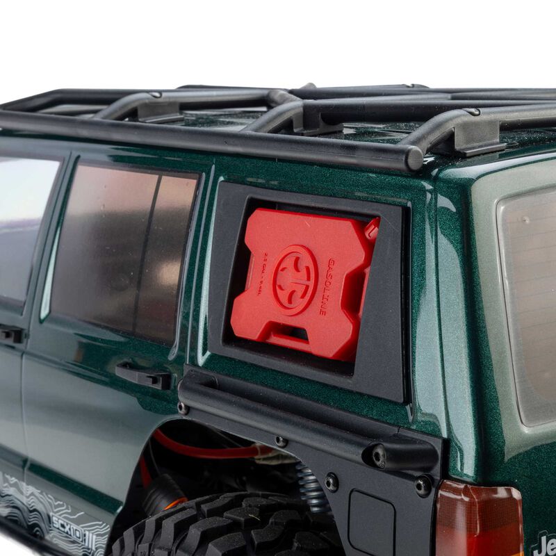 1/10 SCX10 III Jeep Cherokee XJ 4X4 RTR Brushed Rock Crawler, Green Axial Racing