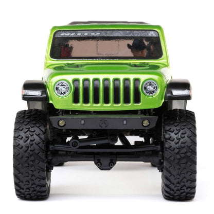 1/24 SCX24 Jeep JT Gladiator 4X4 RTR Brushed Rock Crawler (Battery & Charger Included), Green Axial Racing