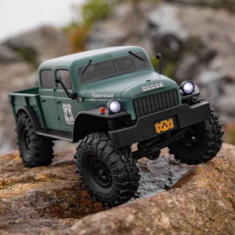 1/24 SCX24 Dodge Power Wagon 4X4 Rock Crawler Brushed RTR