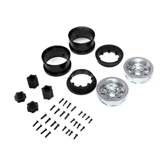 Axial - Item No.AXI43007 Raceline Monster Beadlock Wheel Satin (2pcs)