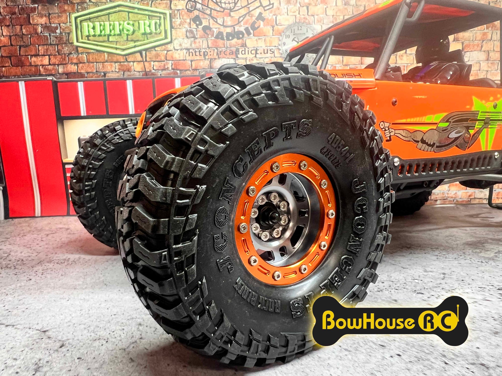 8 Lug - 1.9 Wheel - 15 Hole Style w/Ring Wide