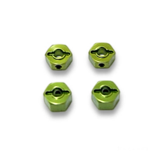 STRC 12mm Lock-pin Style Aluminum Wheel Hex (Green)